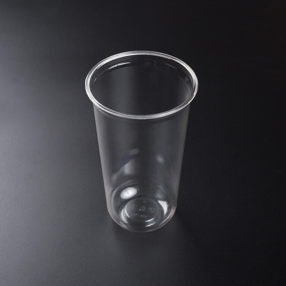 24oz clear PLA compostable U cup/Bella cup