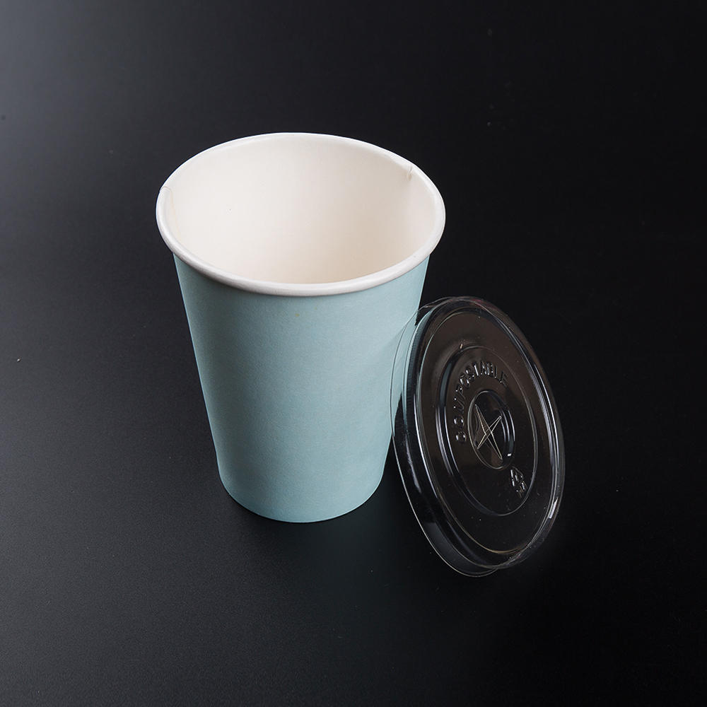 90 series clear PLA lid for paper cup