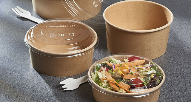 Clear PLA Lids for Paper Containers