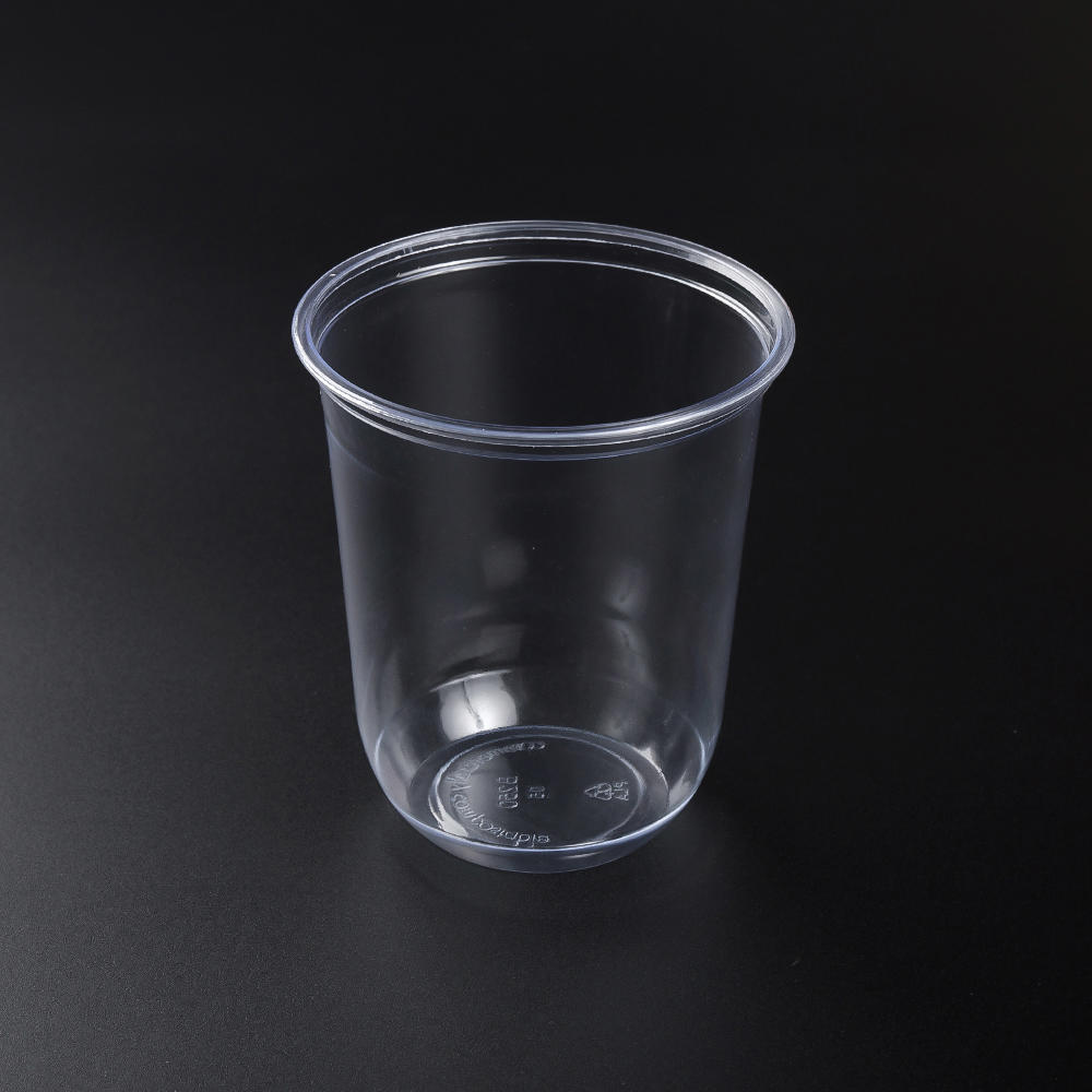 8oz clear PLA compostable U cup/Bella cup