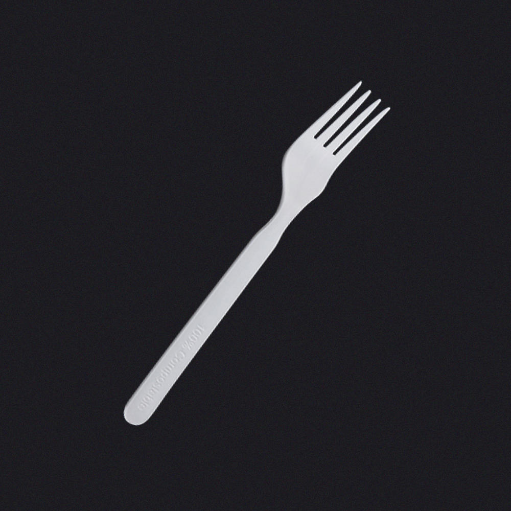 7' CPLA compostable fork
