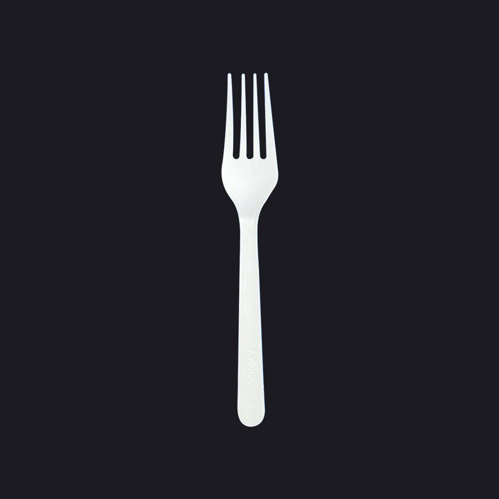 6' CPLA compostable fork