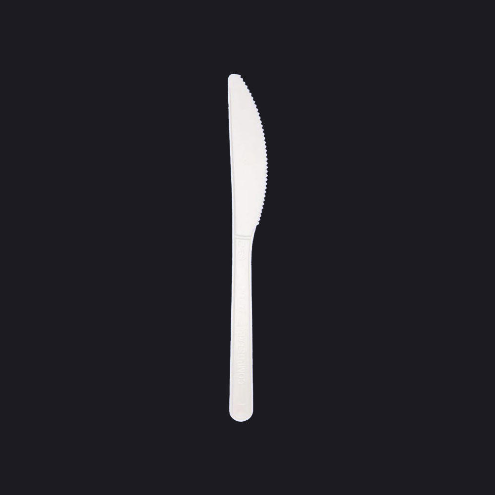 6' CPLA compostable knife