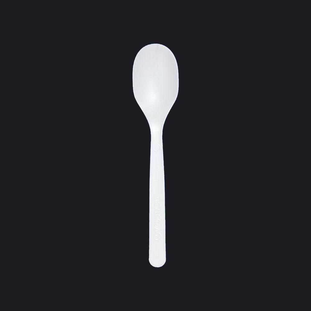 6' CPLA compostable spoon
