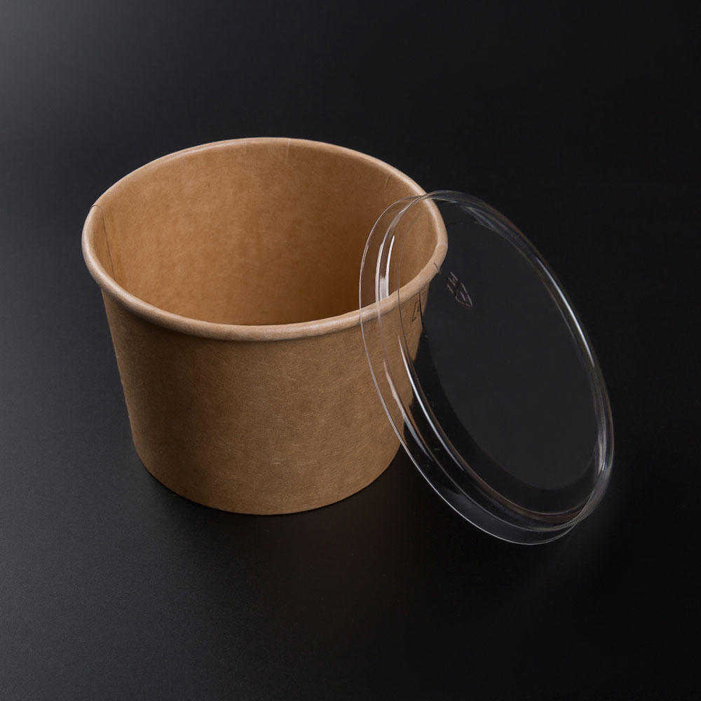 98 series clear PLA lid for paper cup